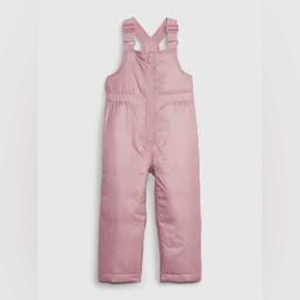 GAP Pink Kids Insulated Snow Overalls